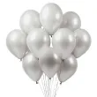 balony metalik srebrny partycollection 12 50 szt