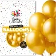 balony metalik zloty partycollection 12 50 szt