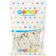 balony metallic perlowo biale gemar 12 100 szt