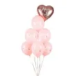 balony mom to be rozowy partydeco 12 6 szt