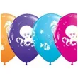balony morskie stwory mix qualatex 11 25 szt