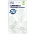 balony motylki slubne przezroczyste belbal 12 6 szt