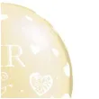 balony mr and mrs ecru qualatex 11 25 szt