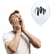 balony mr biale qualatex 11 25 szt
