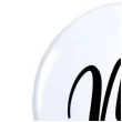 balony mr biale qualatex 11 25 szt