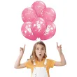 balony myszka minnie rozowy pastel qualatex 12 6 szt
