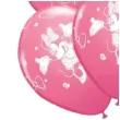 balony myszka minnie rozowy pastel qualatex 12 6 szt