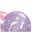 balony najlepsza mama mix pastel qualatex 11 25 szt