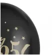 balony nowy rok happy 2025 czarny partydeco 12 50 szt
