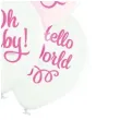 balony oh baby rozowe belbal 12 6 szt