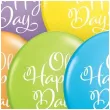 balony oh happy day mix qualatex 11 25 szt