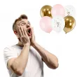 balony one baby pink mix partydeco 12 6 szt