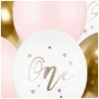 balony one baby pink mix partydeco 12 6 szt