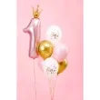 balony one baby pink mix partydeco 12 6 szt