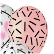 balony panda i serca 13 gemar 5 szt
