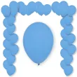 balony pastel baby blue decomex blekitny 11 100 szt