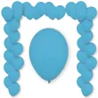 balony pastel blue decomex blekitny 9 100 szt