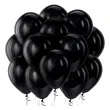 balony pastel czarne 10 strong 50 szt