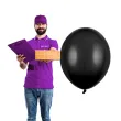 balony pastel czarne 12 strong 100 szt