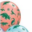 balony pastel dinozaury mix qualatex 11 25 szt