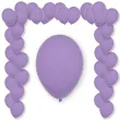 balony pastel floral decomex fioletowy 11 100 szt