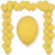 balony pastel golden yellow decomex zolty 9 100 szt
