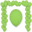 balony pastel lime green decomex zielony jasny 9 100 szt