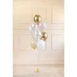 balony pastel metalik mix bialy partydeco 12 10 szt