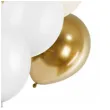 balony pastel metalik mix bialy partydeco 12 10 szt