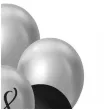 balony pastel metalik mix liczba 18 srebrny czarny godan 12 7 szt