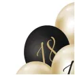 balony pastel metalik mix liczba 18 zloty czarny godan 12 7 szt