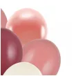 balony pastel metalik mix rozowy partydeco 12 10 szt