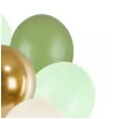 balony pastel metalik mix zielony partydeco 12 10 szt