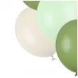 balony pastel metalik mix zielony partydeco 12 10 szt