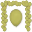 balony pastel olive decomex oliwkowy 11 100 szt