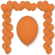balony pastel orange decomex pomaranczowy 9 100 szt