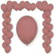 balony pastel rose wood decomex rozowy jasny 9 100 szt
