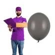 balony pastel szare 10 strong 50 szt