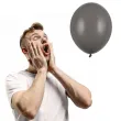 balony pastel szare 10 strong 50 szt