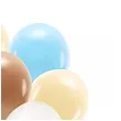 balony pastel transparent mix partydeco 12 10 szt