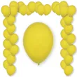 balony pastel yellow decomex zolty 9 100 szt