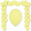 balony pastel yellowish decomex zolty jasny 9 100 szt