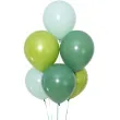balony pastelowe oliwkowy partypal 5 20 szt