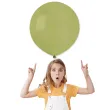 balony pastelowe zielony oliwkowy gemar 19 50 szt