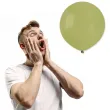 balony pastelowe zielony oliwkowy gemar 19 50 szt