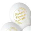 balony pierwsza komunia swieta bialy gemar 12 25 szt