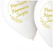 balony pierwsza komunia swieta bialy gemar 12 25 szt