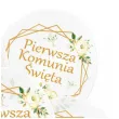 balony pierwsza komunia swieta geometryczny ornament deco mariage 14 5 szt