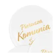 balony pierwsza komunia swieta partypal 12 5 szt