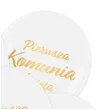 balony pierwsza komunia swieta partypal 12 5 szt